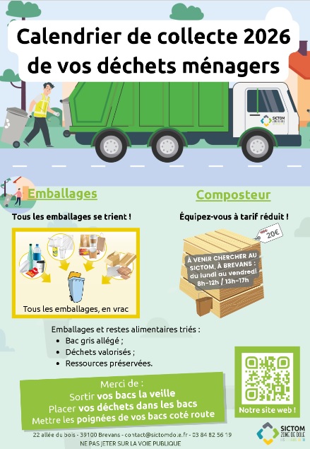 Téléchargez le calendrier des collectes, fichier au format .pdf